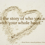 Tell the story of who you are!